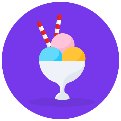Ice cream Generic Circular icon
