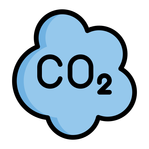 CO2 cloud Generic Outline Color icon