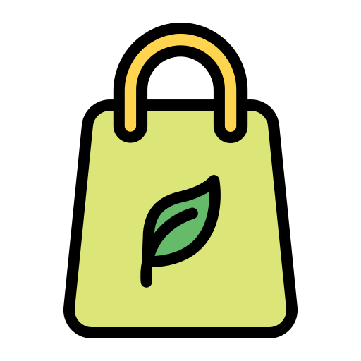 bolsa ecológica Generic Outline Color icono
