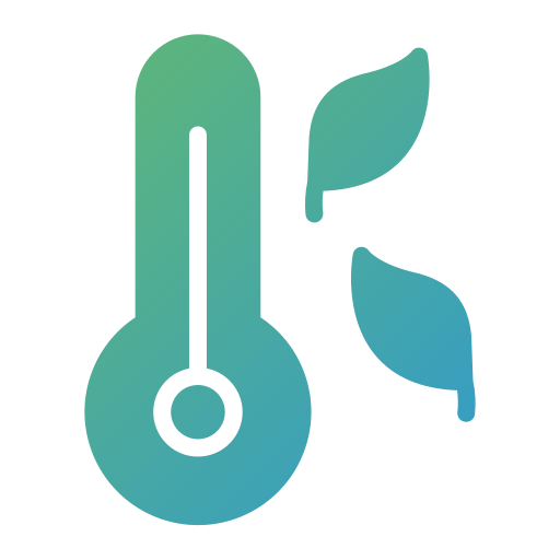 termómetro Generic Flat Gradient icono