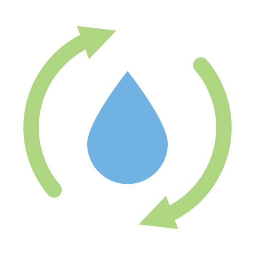 el ciclo del agua Generic Flat icono