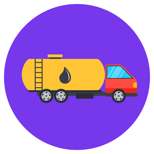 Fuel truck Generic Circular icon