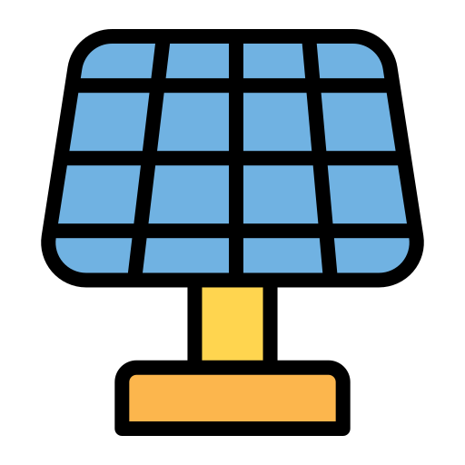 Solar panel Generic Outline Color icon