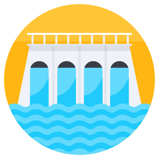 Hydro power Generic Circular icon