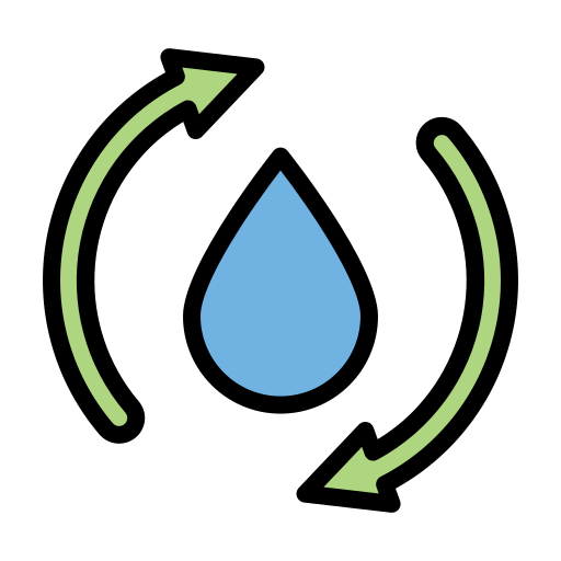 물 순환 Generic Outline Color icon