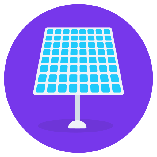 Solar panel Generic Circular icon