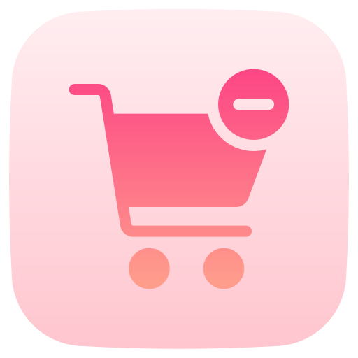 Remove from cart Generic Flat Gradient icon
