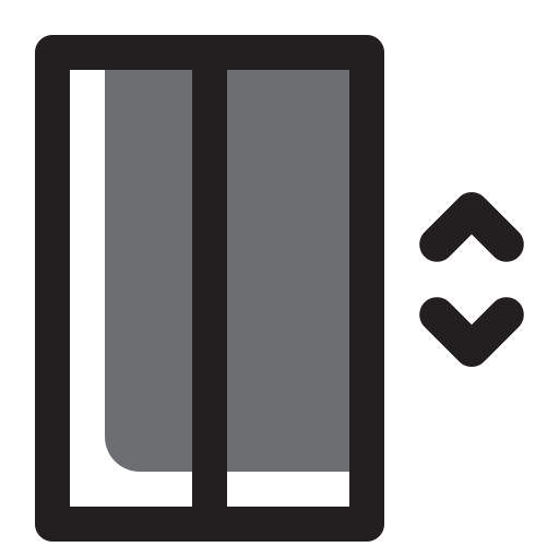 엘리베이터 Generic Color Omission icon