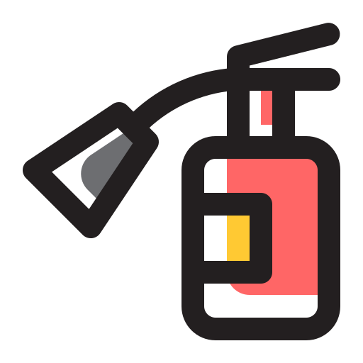 Fire extinguisher Generic Color Omission icon