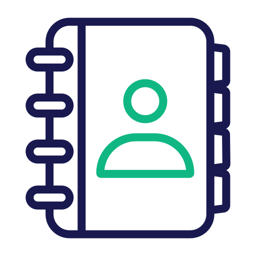 carnet de contact Generic Others Icône