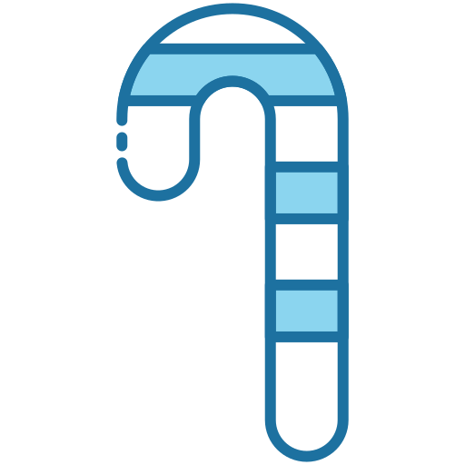 Candy cane Generic Blue icon