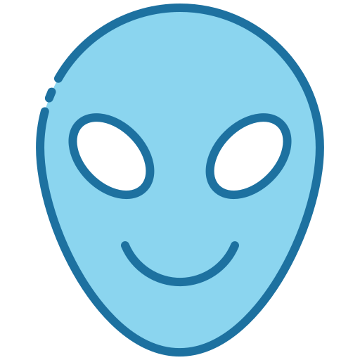 außerirdischer Generic Blue icon