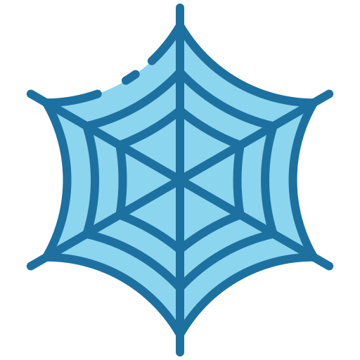 pajęcza sieć Generic Blue ikona