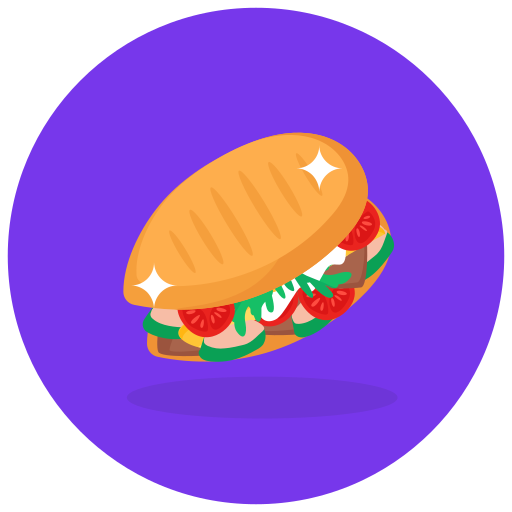 hamburger Generic Circular icoon