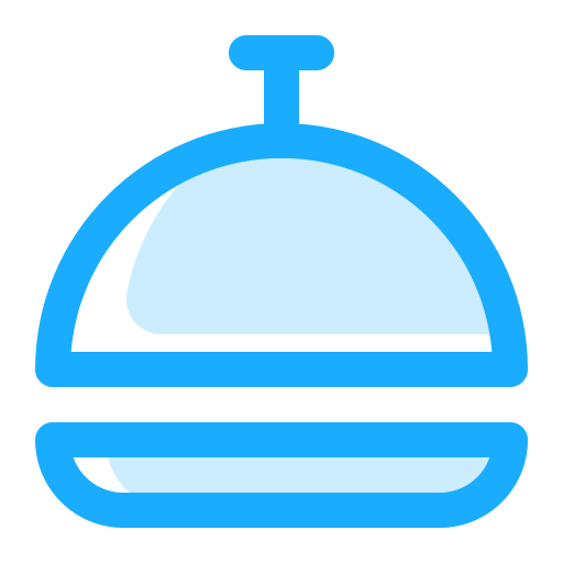 dzwonek hotelowy Generic Blue ikona