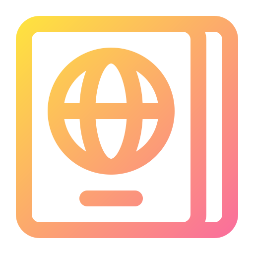 여권 Generic Gradient icon