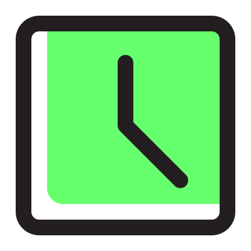벽 시계 Generic Color Omission icon