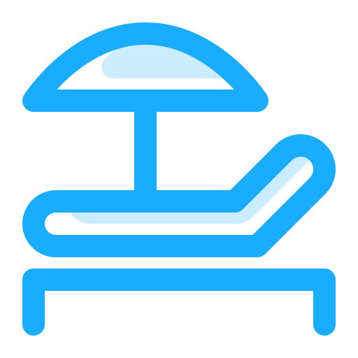 cama solar Generic Blue icono
