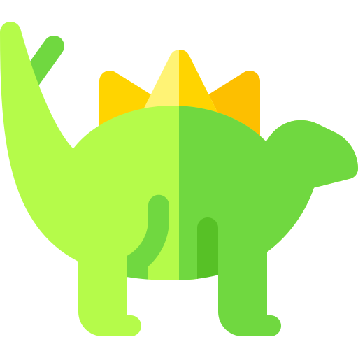 Стегозавр Basic Rounded Flat иконка