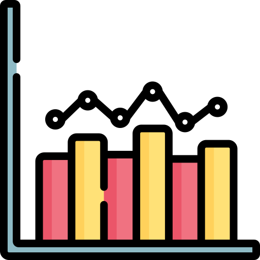 Histogram Special Lineal color icon