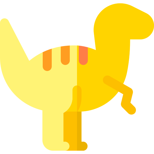 Velociraptor Basic Rounded Flat icon