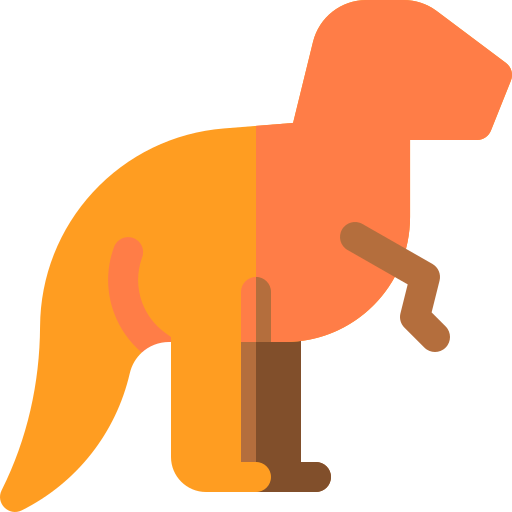 тиранозавр Рекс Basic Rounded Flat иконка