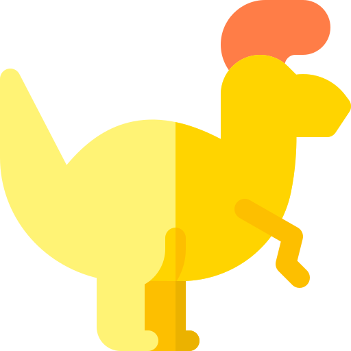Lambeosaurus Basic Rounded Flat icon