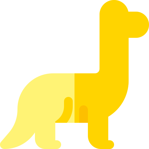 ブラキオサウルス Basic Rounded Flat icon