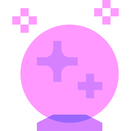 bola de cristal Basic Sheer Flat icono