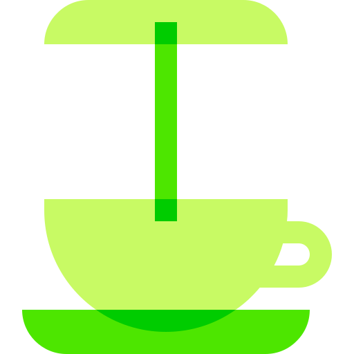 giro della tazza di tè Basic Sheer Flat icona