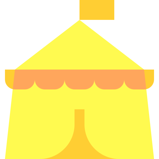 서커스 텐트 Basic Sheer Flat icon