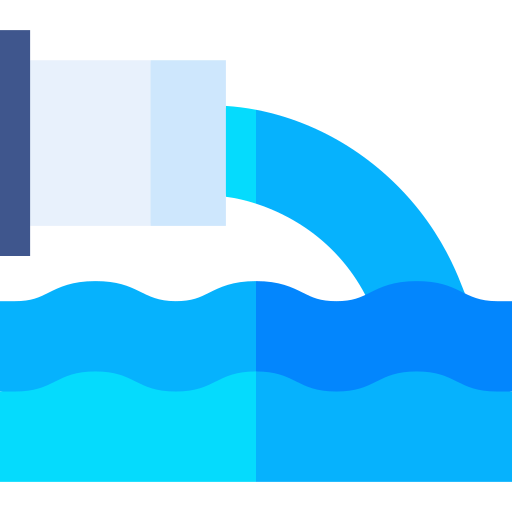 Сточные воды Basic Straight Flat иконка