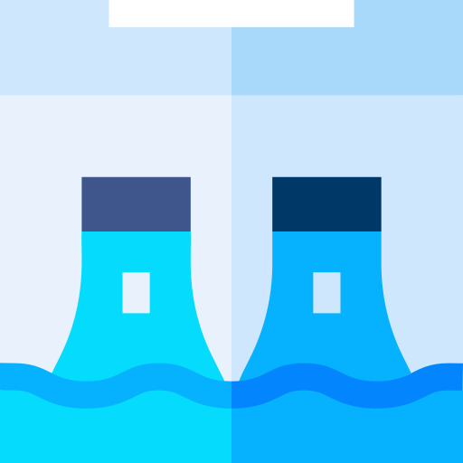 水力発電 Basic Straight Flat icon
