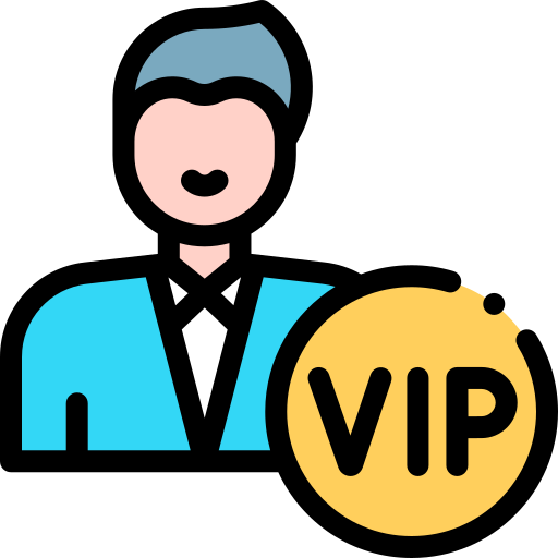 vip Detailed Rounded Lineal color icon