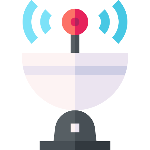 antena parabólica Basic Straight Flat icono