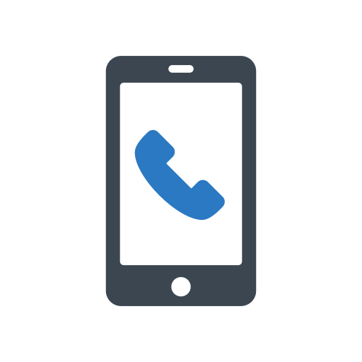 携帯電話 Generic Blue icon