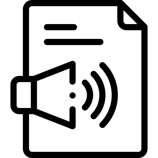 trascrizione Detailed Rounded Lineal icona