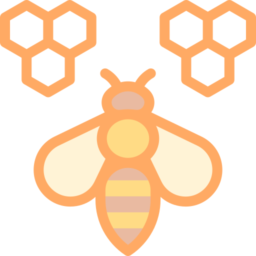 pszczoła Detailed color Lineal color ikona