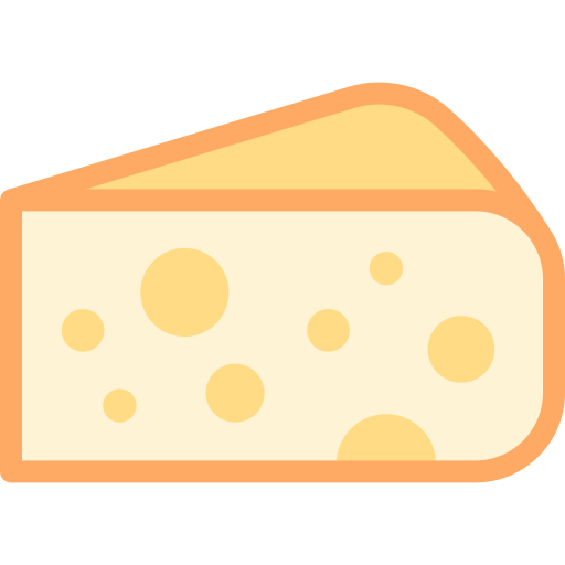 Cheese Detailed color Lineal color icon