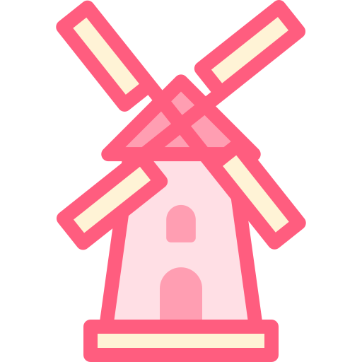 windmühle Detailed color Lineal color icon