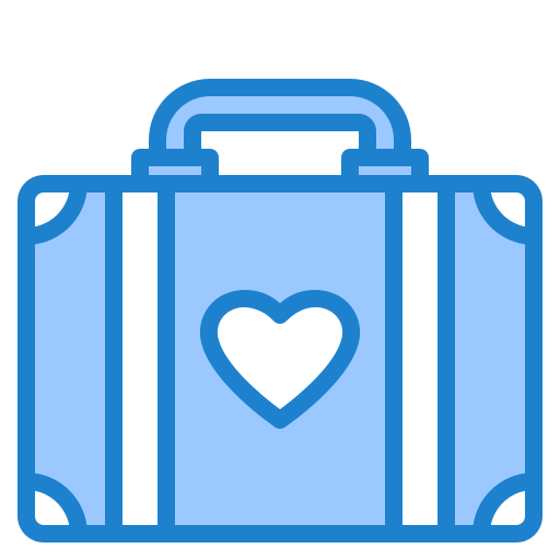 bagaż srip Blue ikona