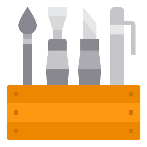 künstler-tool itim2101 Flat icon