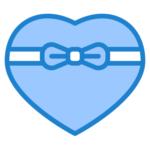 ギフト用の箱 srip Blue icon