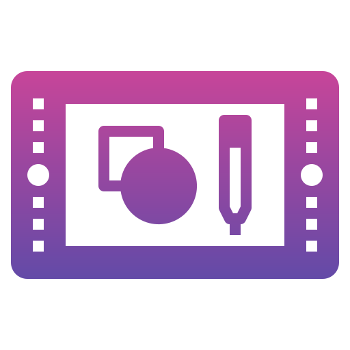 Digital art Generic Flat Gradient icon