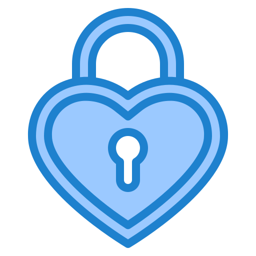 Lock srip Blue icon