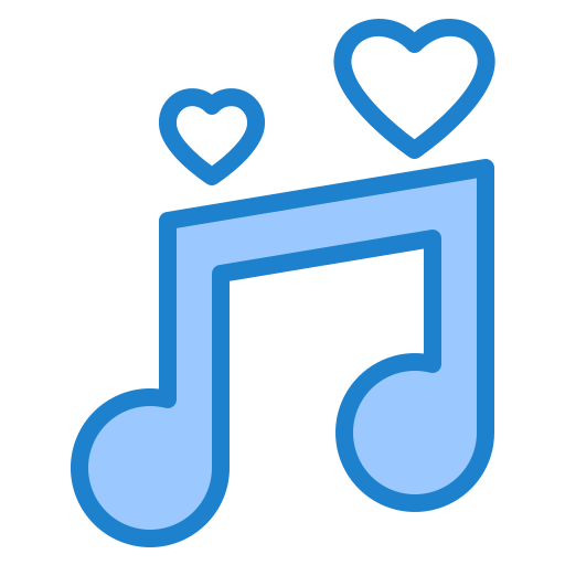 Music srip Blue icon