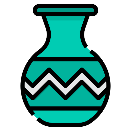 花瓶 itim2101 Lineal Color icon