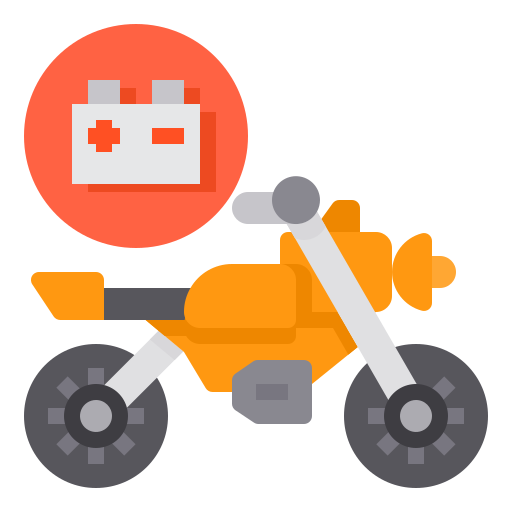 オートバイ itim2101 Flat icon
