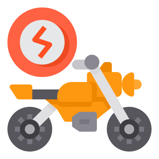 motocykl itim2101 Flat ikona
