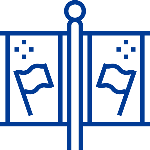 Flag Detailed bright Lineal icon